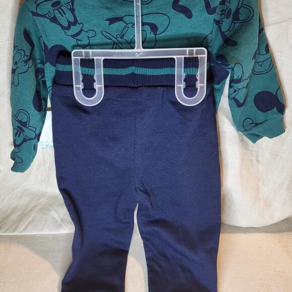 Disney Baby Team Mickey 2 Piece 12-18M Boy’s Sweat Shirt & Pants - New - Picture 4 of 4